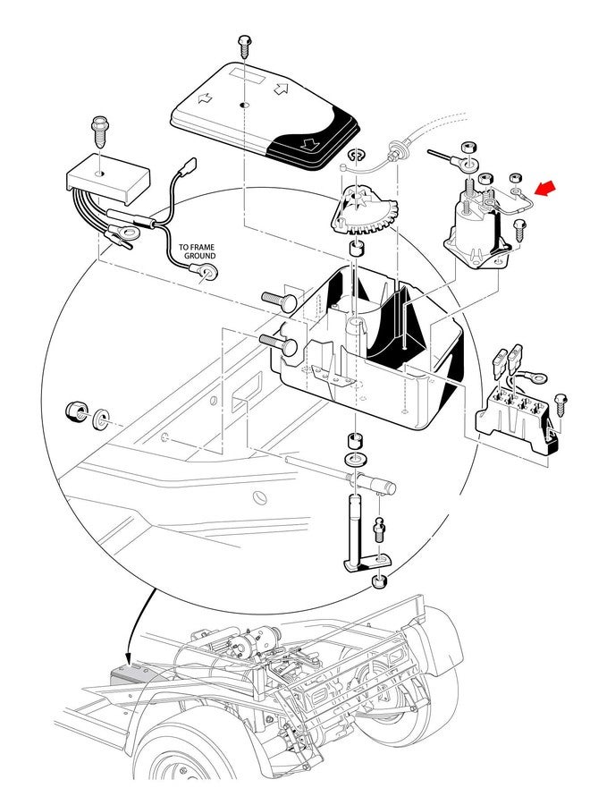 10 ال 0 ال مقاومة الملف اللولبي لعربة الجولف 10L0L لعربة الجولف EZGO Columbia Club Car (1990 وما بعدها) مجموعة مقاومة الملف اللولبي بديلة للأرقام 21764G1 70592-87 1014947 - Image 4