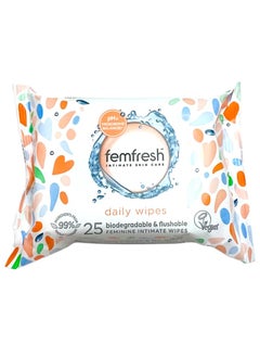 Daily Wipes 25 Biodegradable & Disposable Wipes for Women - pzsku/Z39D630E69E587D96CE6DZ/45/_/1736406311/d8f5bf85-0a93-49fb-b00a-1e93cb88418f