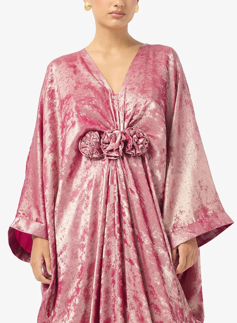 Golden Apple  Vneck Maxi Dress for Women | Best Price UAE