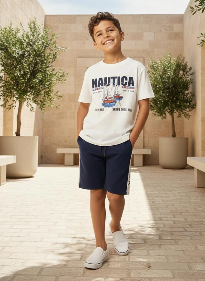 NAUTICA  Boys Crew Neck T-shirt for Kids | Best Price UAE