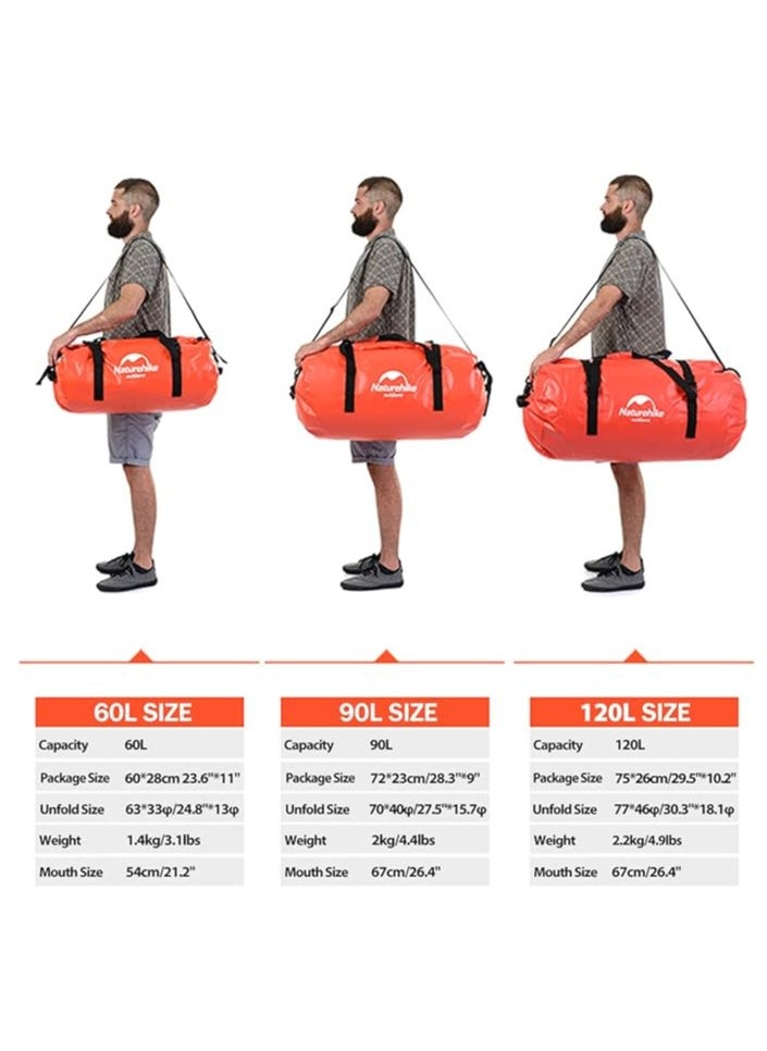 Naturehike Wet And Dry Waterproof Duffel Bag Red  - Image 5