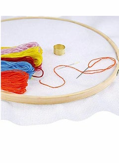 Excefore Embroidery Hoops, Bulk Wholesale Cross Stitch Hoop Ring, Art Craft Handy Sewing  (12 Pieces, 4 Inch)  - Image 5