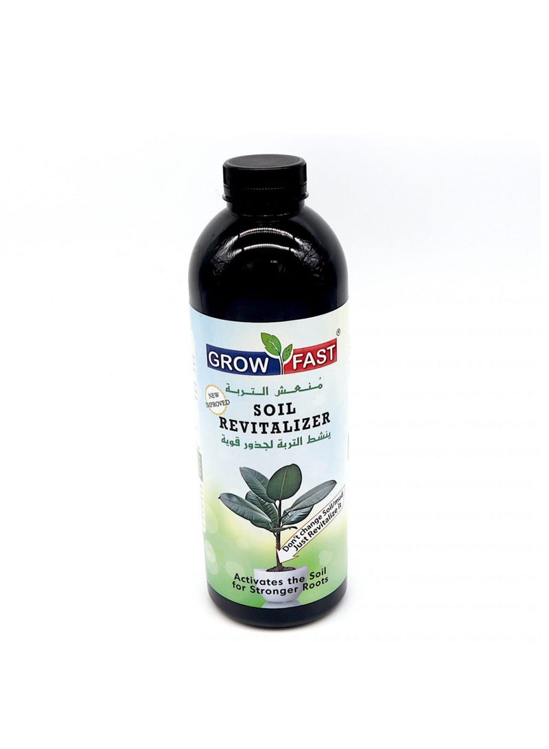 Grow Fast Soil Revitalizer for Indoor and Outdoor Plants 1 Liter Grow Fast Soil Revitalizer is a Premium Soil Amendment Designed to Enhance Soil Health and Promote Vigorous Plant Growth for Both Indoor and Outdoor Gardens. - Image 3