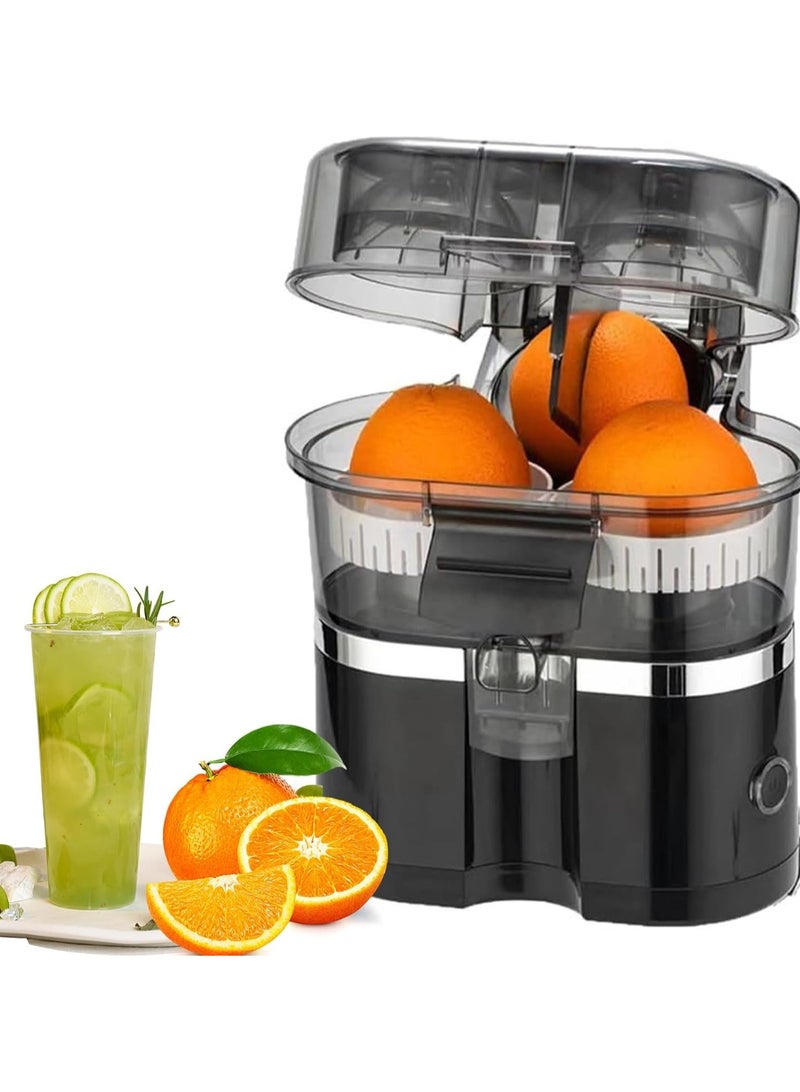 DubaiGallery Electric Twin Citrus Juice Maker, with Anti-Drip Valve Citrus Orange Fruits Squeezer Household Fruit Mixer, Fast Double 100W Electric Lemon Orange Fresh Juicer Cutter Slicer  - Image 1