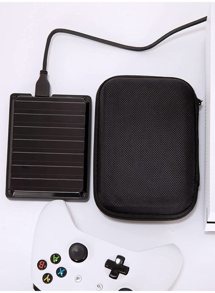 CATANES Carrying Case for External Hard Drive Electronics Accessories EVA Travel Tech Organizer Shockproof Bag 15x10x4.5cm - Image 5