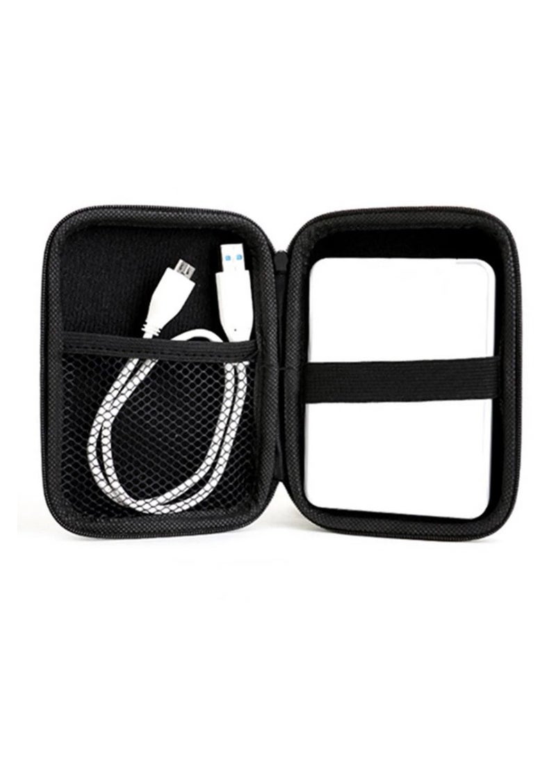 CATANES Carrying Case for External Hard Drive Electronics Accessories EVA Travel Tech Organizer Shockproof Bag 15x10x4.5cm - Image 4