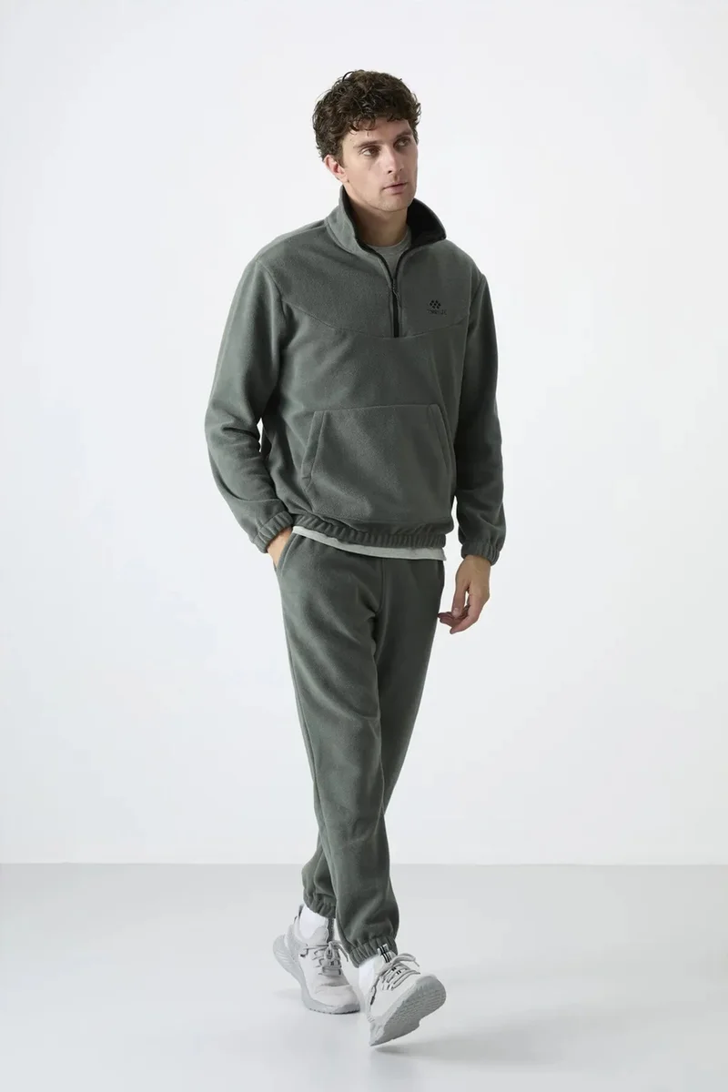 تومي لايف TOMMY Men's Two-piece Plush Tracksuit