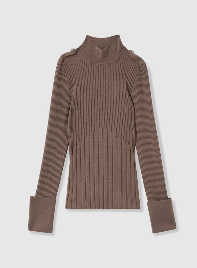 REISS Mock Neck Jumper