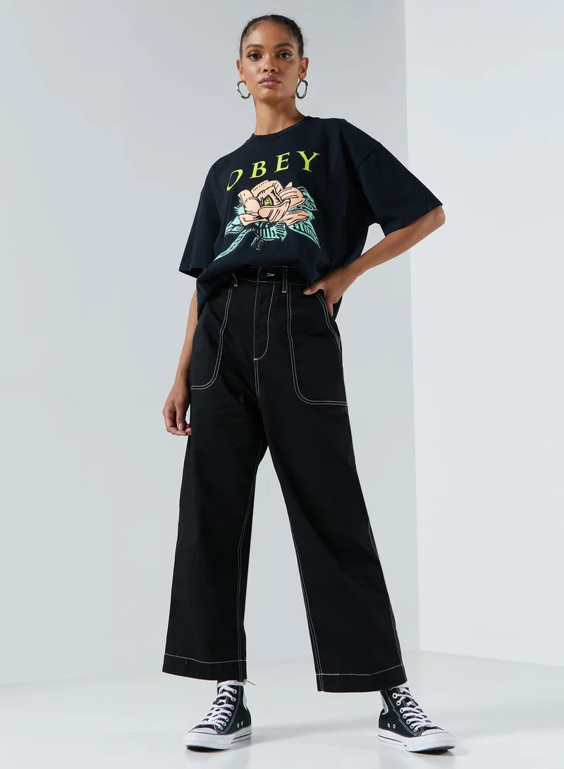 OBEY Lotus Flower T-Shirt