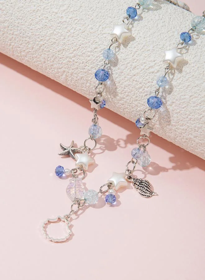 Take Two  Girls Ocean Charms Beaded Chocker Necklace for Women | Best Price UAE