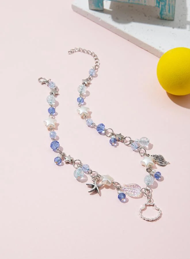 Take Two  Girls Ocean Charms Beaded Chocker Necklace for Women | Best Price UAE