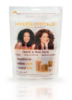 Mixed Chicks Mixed Chicks Travel & Trial Pack - Shampoo, Deep Conditioner, Leave-in Conditioner, 2 fl. oz. each 