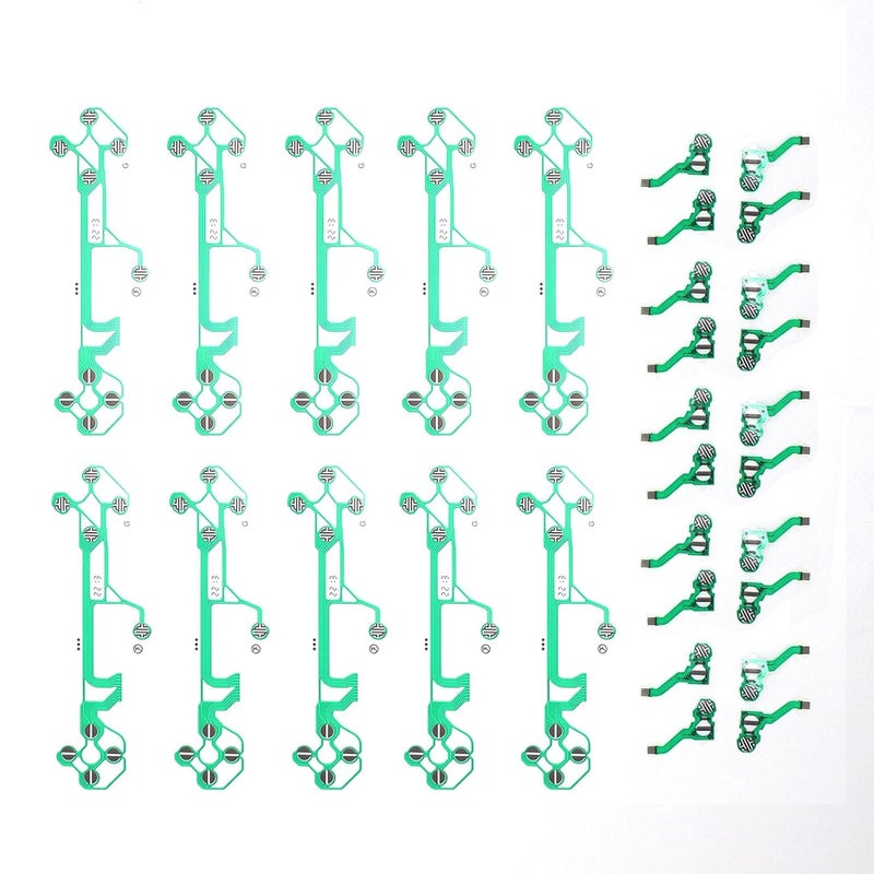 10Pcs BDM 020 Controller L R Analog Stick Conductive Film Repair Parts Ribbon Flex Cable Replacement - Image 1