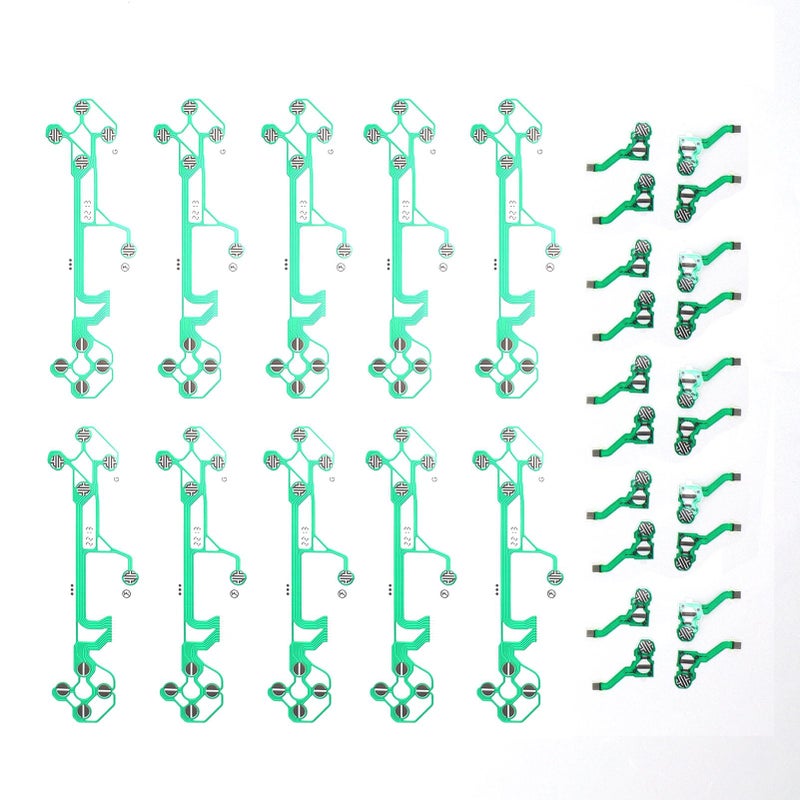 10Pcs BDM 020 Controller L R Analog Stick Conductive Film Repair Parts Ribbon Flex Cable Replacement - Image 2