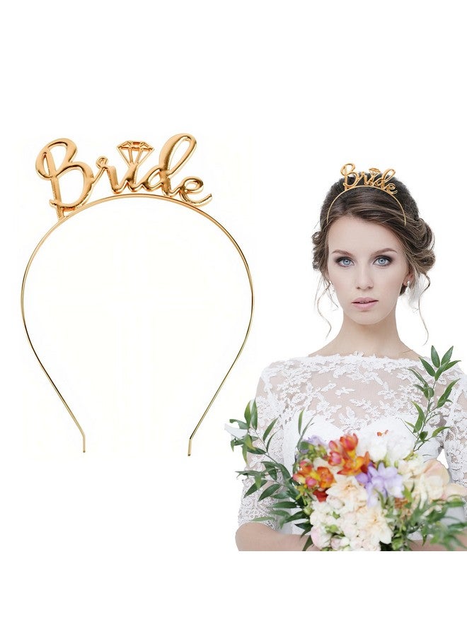 Curated Cart 1Pcs Bride To Be Headband, Women's Bridal Tiara for Bachelorette Party, Shower Gift, and Hair Accessories - Image 2