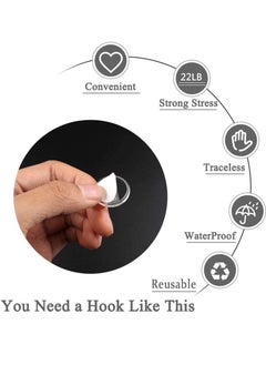 Excefore Self-Adhesive Hook Heavy Duty Wall Hooks Without Drilling  - Image 3