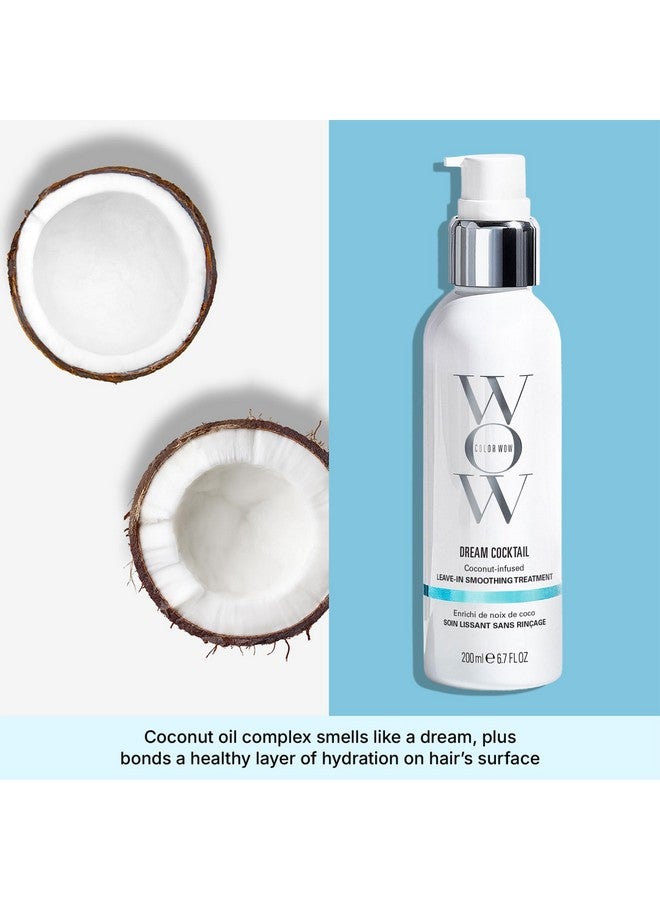 كولور واو علاج COLOR WOW Dream Cocktail بجوز الهند يُترك على الشعر - شعر حريري، ناعم، خالٍ من التجعد | مُعزز لتجفيف الشعر بالمجفف + حماية من الحرارة - Image 4