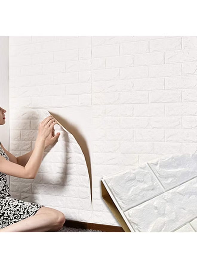 1- قطعة من ملصق الحائط الرغوي DIY تحمي الجدار ويمكن أن تكون أيضًا لوحة جدارية - Image 3