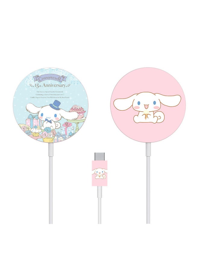 Generic - Applicable To For Apple MagSafe Charger Stickers Cartoon 12 Mobile Phone Magnetic Wireless Charging Scratch-resistant Film-Color:TN-MSF-0027 - Image 1
