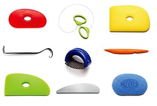 Creative Hobbies MudTools Sherrill Essential 10 Piece Starter Tool Kit, for Pottery, Clay, Sculpting Artists - Image 2