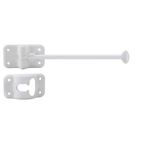 RecPro RV T-Style Door Holder Catch | Latch Holder | Cargo Hatch | Black or White Color Options | 4", 6" or 10" Option | 2 Pack (10 Inches, White) - Image 4