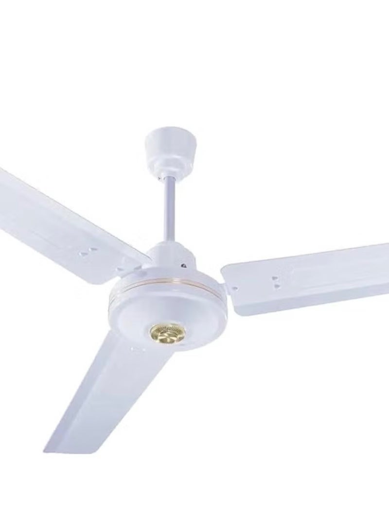 REFURA 56" Inch 3 Blade Ceiling Fan with Speed Regulator 75 Watts White RE-712 - Image 2