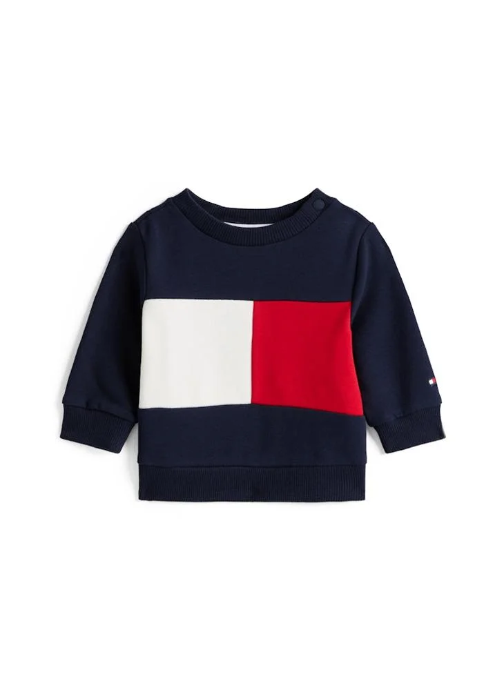 تومي هيلفيغر كنزة أطفال بألوان متداخلة