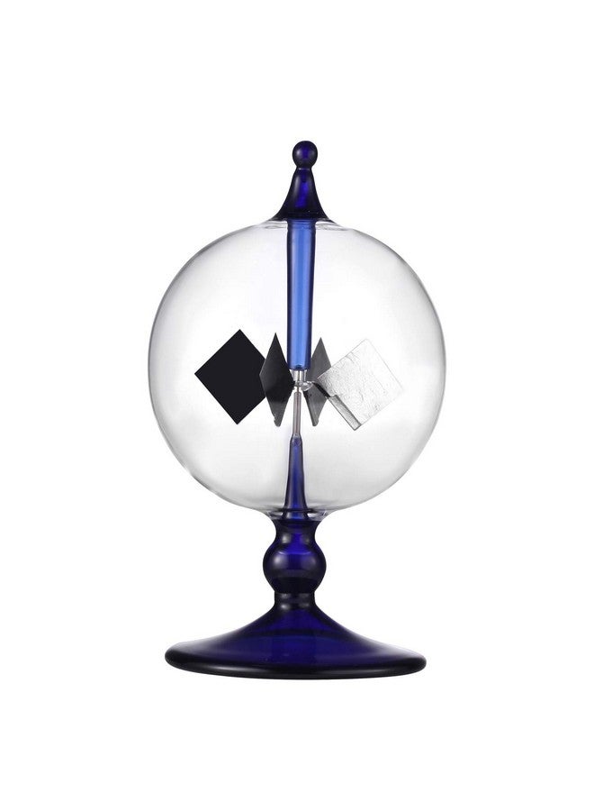 DORAMI Blue Solar Power Radiometer Sun Light Energy Crookes Spinning Vanes Windmill Gift Home Desk Decoration - Image 1