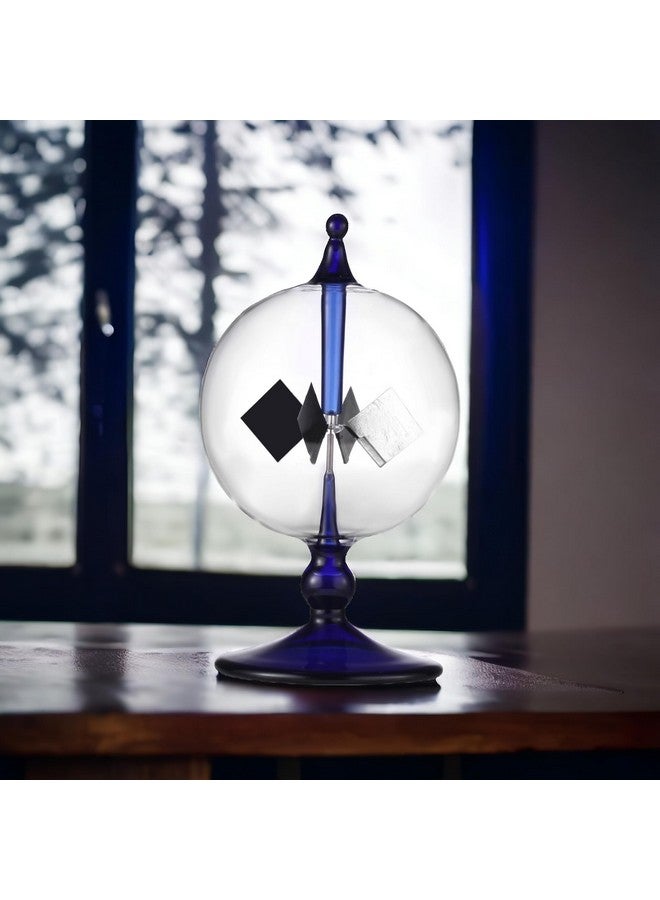 DORAMI Blue Solar Power Radiometer Sun Light Energy Crookes Spinning Vanes Windmill Gift Home Desk Decoration - Image 5