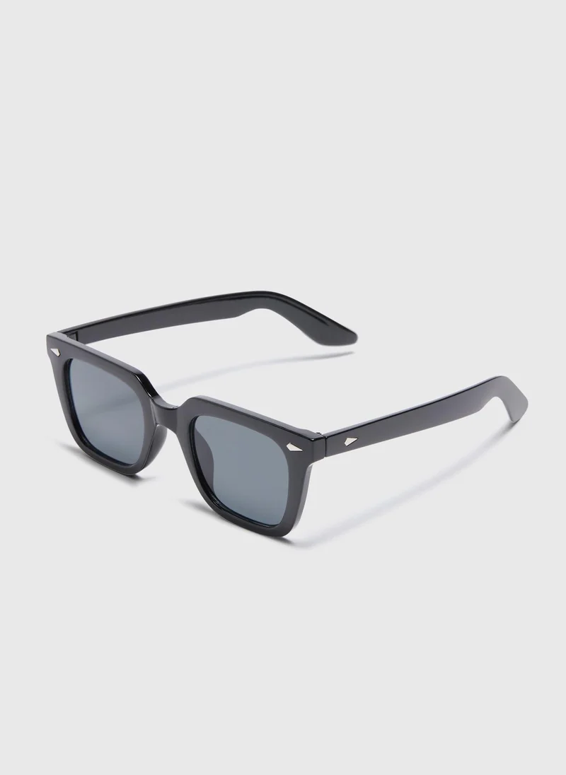 Matalan Black Square Sunglasses