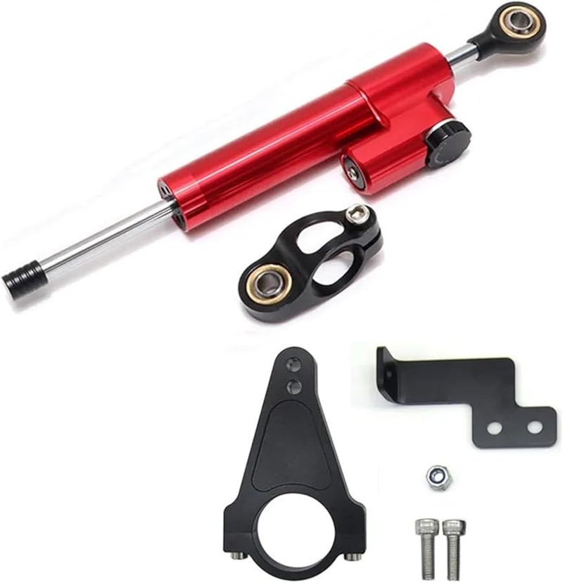 حامل مثبت مخمد توجيه دراجة نارية حمراء CNC لـ Yamaha YZF R6 2006-2011 - Image 3