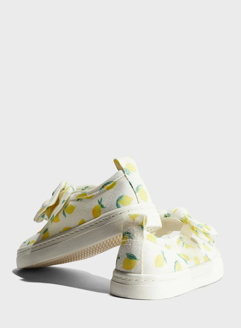 اتش اند ام Velcro Striped Sneakers