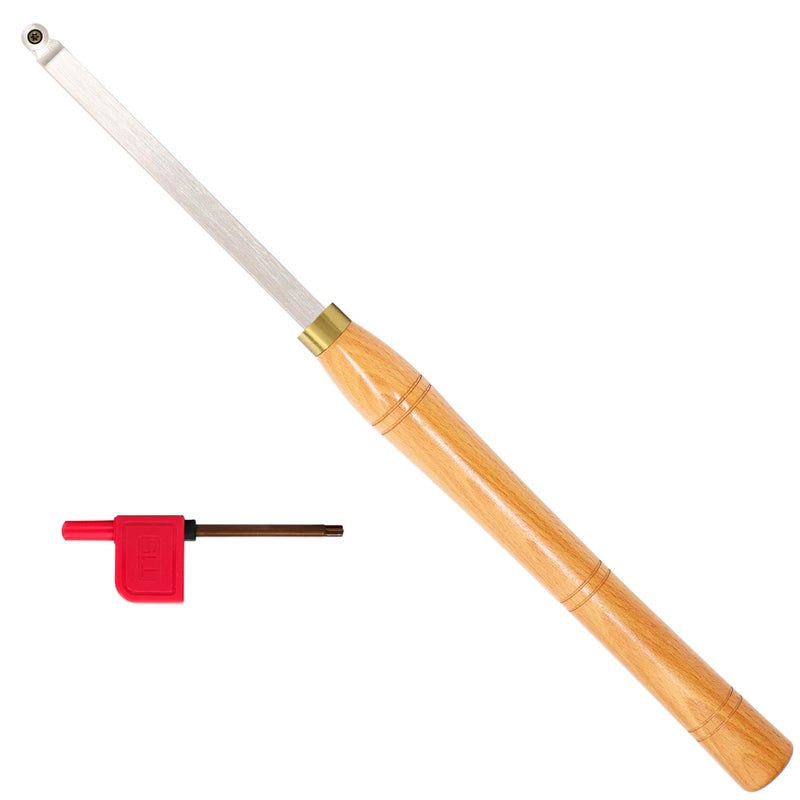 Asieg Tool Wood Lathe Turning tools 19.68 Inches Finisher Carbide Tipped Lathe Chisel Tool Bar With Ci3 12mm Round Carbide Insert Cutter for Wood Hobbyist or DIY or Carpenter - Image 1