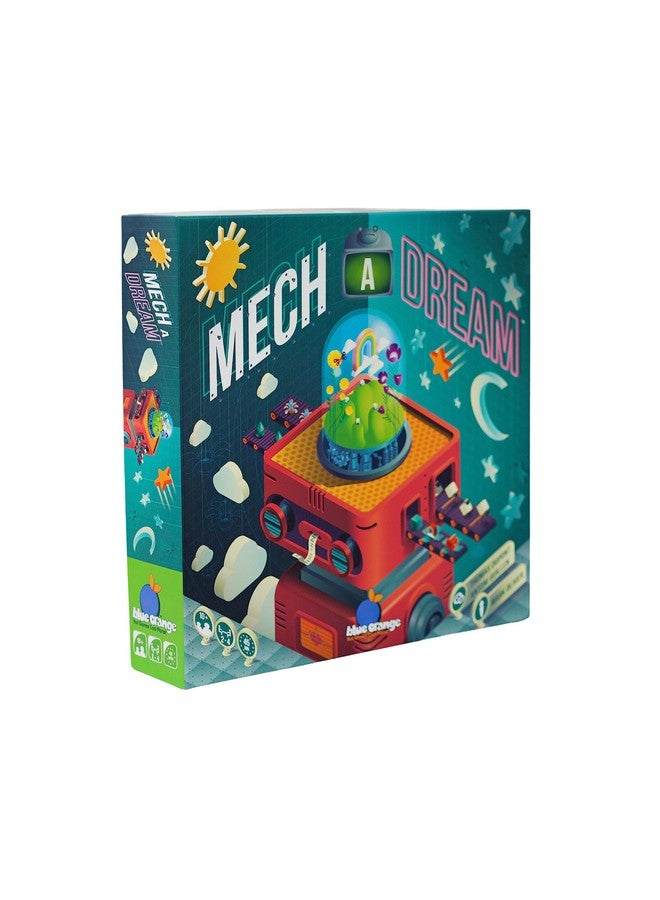 blue orange Mech A Dream Strategy Board Game with Robot Theme by Blue Orange Games - Family or Adult Strategy Board Game for 2 to 4 Players. Recommended for Ages 10 & Up. - Image 1