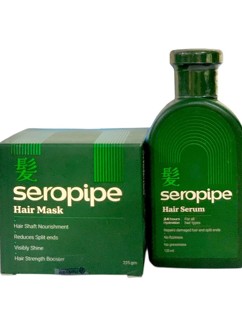 Seropipe Hair Serum 120 Ml + Seropipe Hair Mask 225Ml