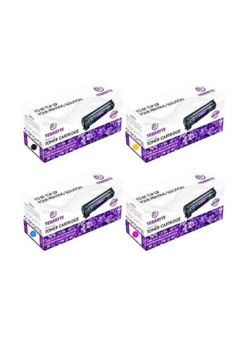 Terabyte - 207A with Latest Chip Compatible for W2210A W2211A W2212A W2213A Toner Cartridges for Color LaserJet Pro M255dw MFP M282nw M283cdw M283fdw Printer 4-Pack - Image 1