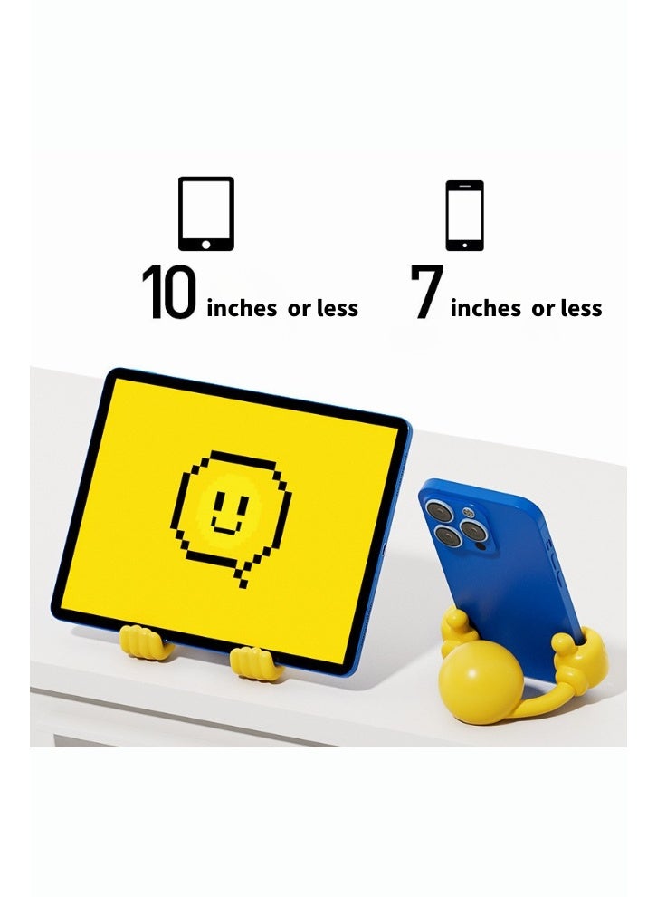 Multi-functional Desktop Phone Stand,Cell Phone Supports,phone holder, 360° Adjustable, Smiley Face/Thumbs-Up Style, Free Switching Between Landscape and Portrait Modes, Hands-Free - Image 4