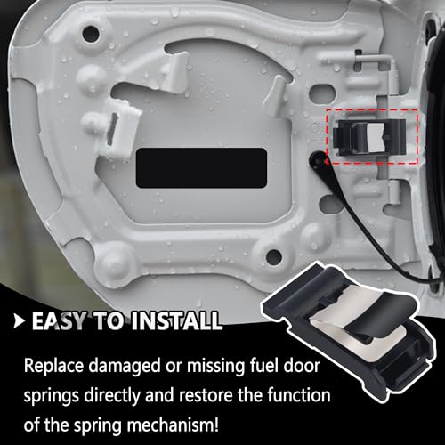 IHOTDER Car Fuel Door Spring,Fuel Door Cover Spring Replacement OEM#77360-35040,Fuel Tank Door Cover Clips Compatible with Toyota 4Runner/Camry/Corolla Lexus ES250/ES300/LS430 - Image 4