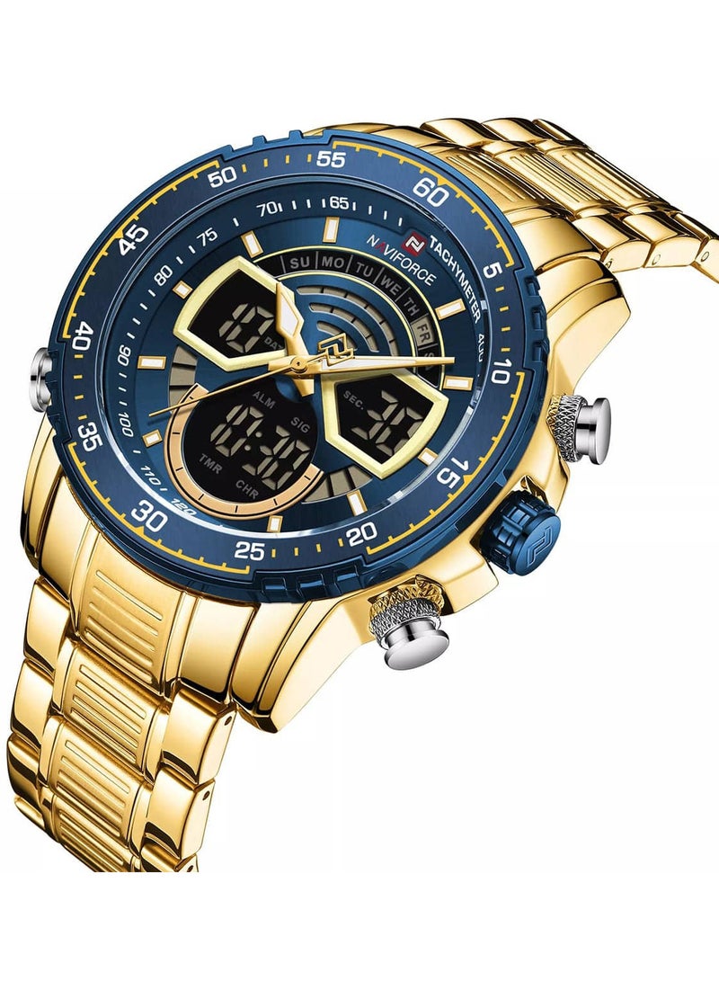 نافيفورس ساعة نافي فورس للرجال NF9189-G-BE - Image 1