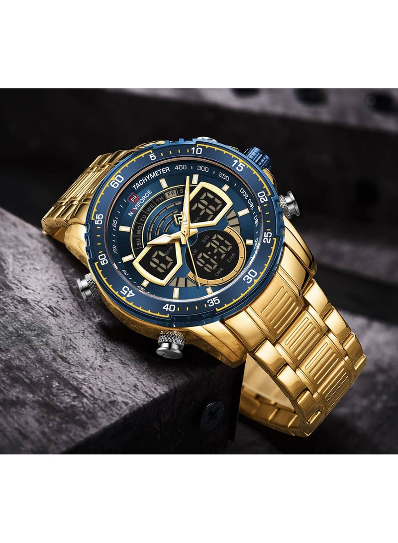 نافيفورس ساعة نافي فورس للرجال NF9189-G-BE - Image 4