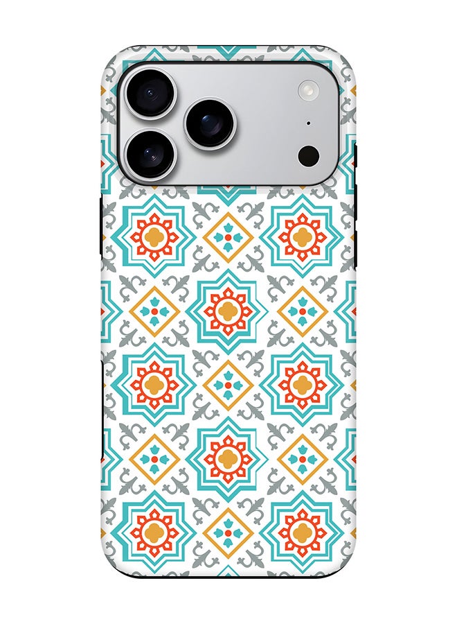 Stylizedd Tough Pro Magnetic Case for iPhone 17 Pro Max, Dual Layer hybrid PC + TPU Mobile Cover Matte - Moroccan Mosaic