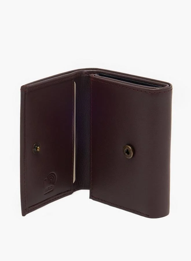 دوتشيني Men Automatic Leather Card Holder