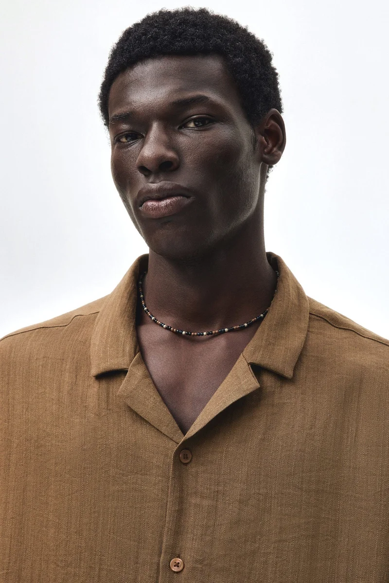 H&M  Relaxed Fit Resort shirt for Men | Best Price UAE