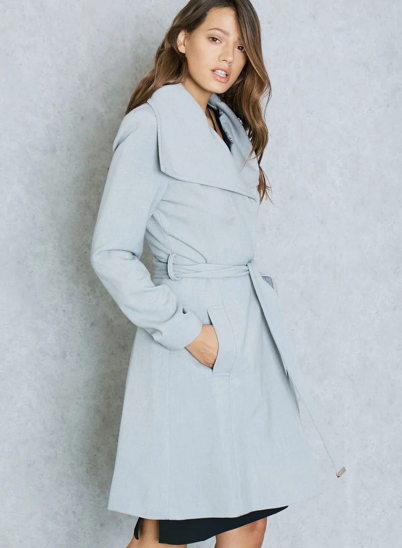 Miss Selfridge Belted Wrap Coat
