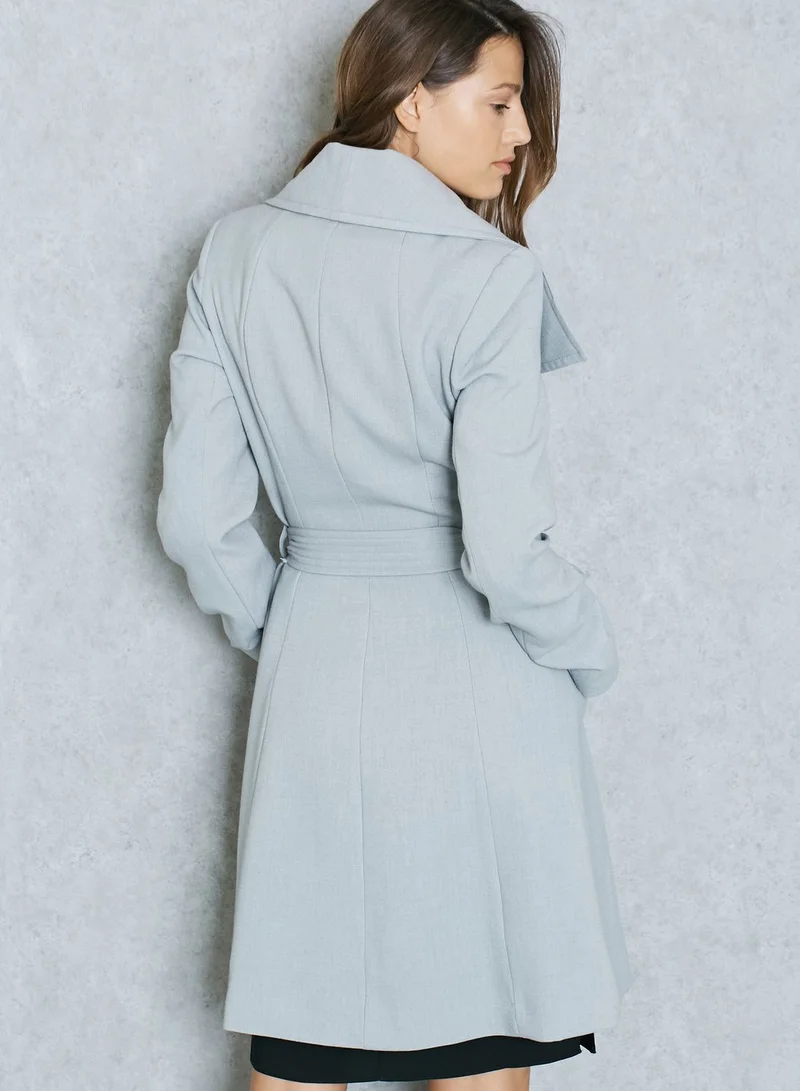 Miss Selfridge Belted Wrap Coat