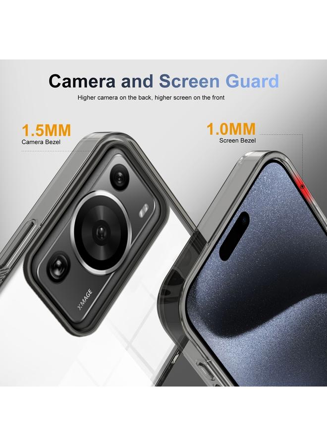 اس-توب جراب لهاتف Huawei P60 Pro مقاس 2.5 مم، جراب هاتف هجين من مادة TPU من الأكريليك الشفاف المضاد للانزلاق - Image 2