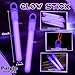 Lewtemi 100 Pack 4 or 6 Bright Glow Sticks Bulk Glow in the Dark Party Supplies Birthday and Holidays 4 InchPurple - Image 4