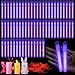 Lewtemi 100 Pack 4 or 6 Bright Glow Sticks Bulk Glow in the Dark Party Supplies Birthday and Holidays 4 InchPurple - Image 2