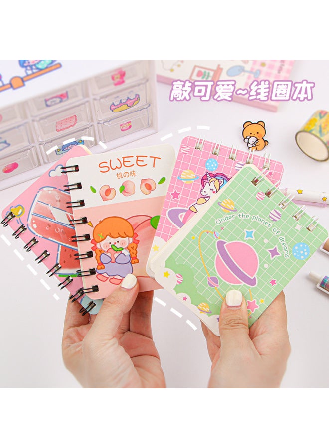 HELPS Creative Cartoon Coil This Student Mini Portable Small Notebook Cute Children Small Gift Stationery Notebook - Image 3