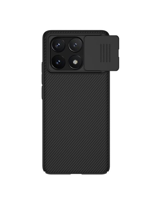 Case Cover For Xiaomi Redmi K70E / Poco X6 Pro 5G NILLKIN Black Mirror Series Camshield PC Phone Case Black